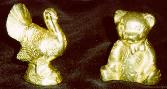 brass bear and turkey